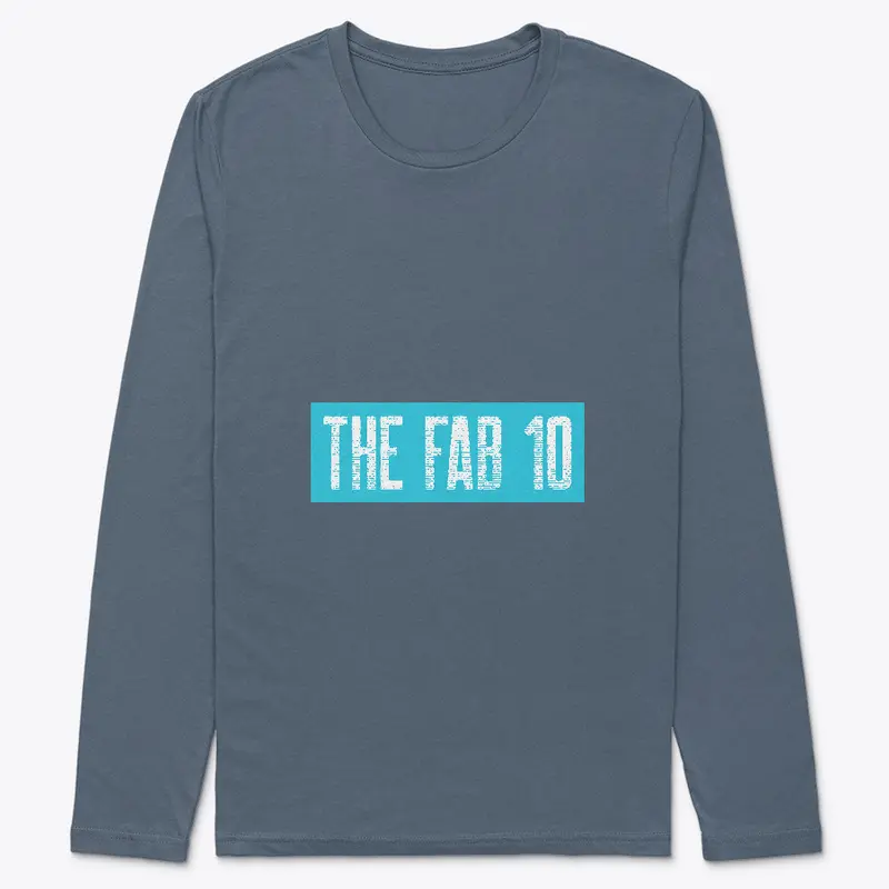 The Fab 10 rectangular logo