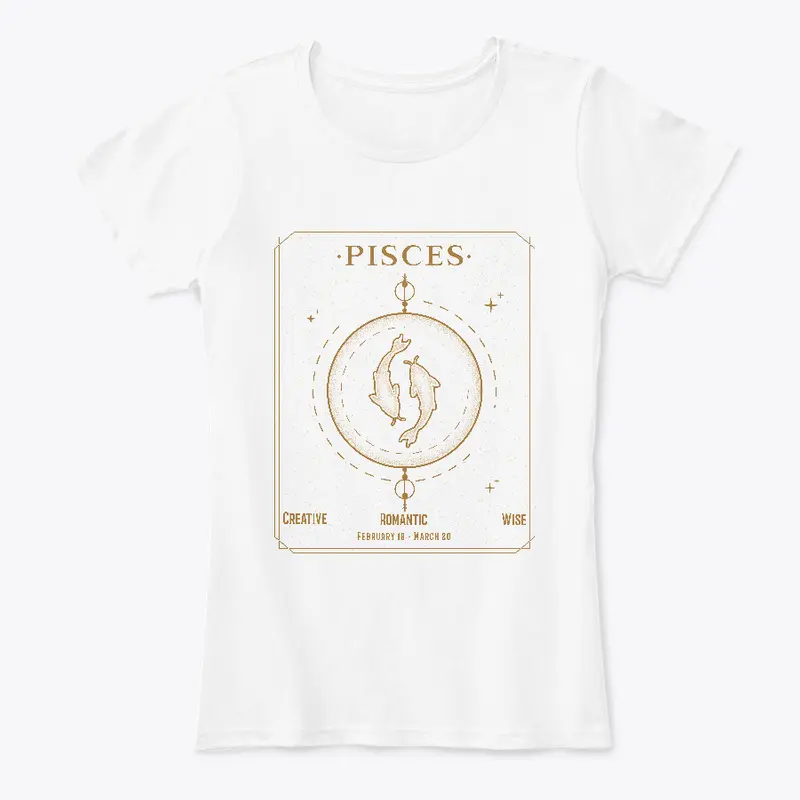 The Fab 10 "Pisces zodiac logo"