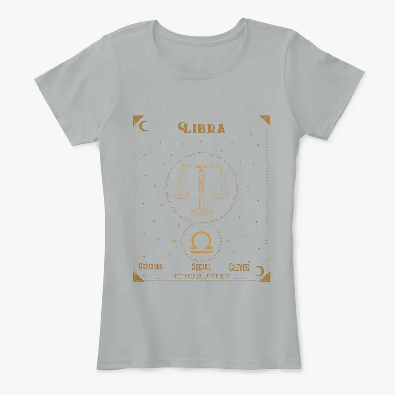 The Fab 10 "Libra zodiac logo"