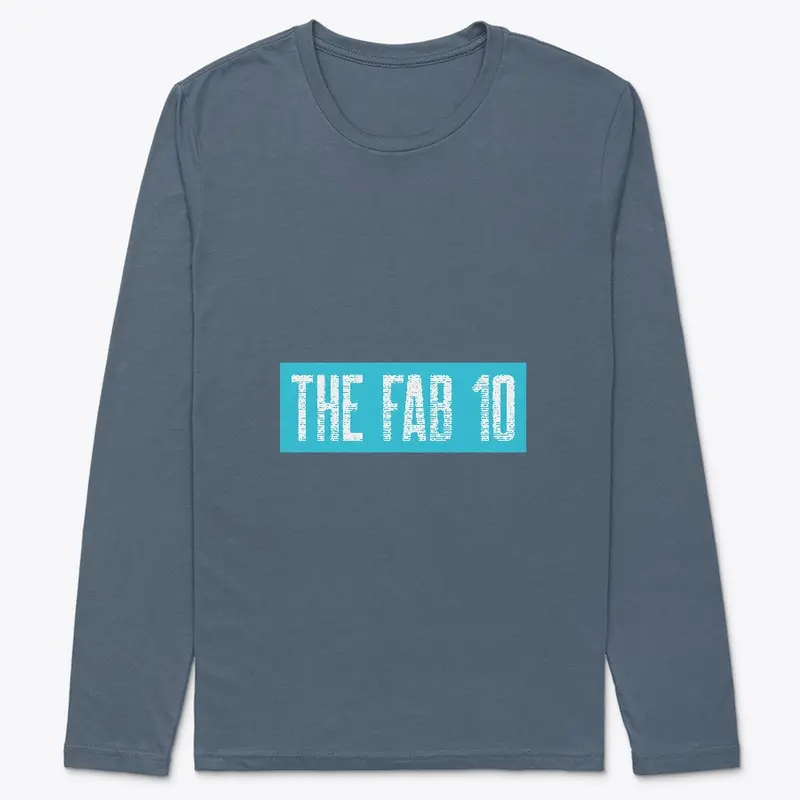 The Fab 10 rectangular logo