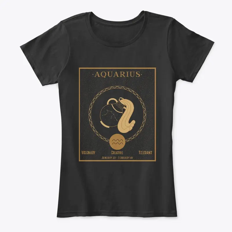 The Fab 10 "Aquarius zodiac logo"